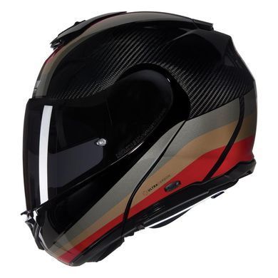 Мотошолом Nolan X-1005 ULTRA CARBON GRAN TOUR Black-Grey-Red