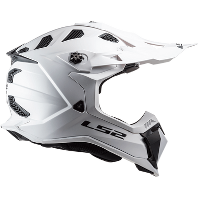 Мотошлем LS2 MX700 Subverter Evo Single Mono Gloss White L