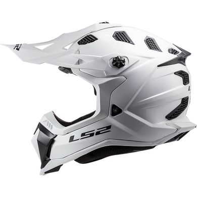 Мотошлем LS2 MX700 Subverter Evo Single Mono Gloss White L