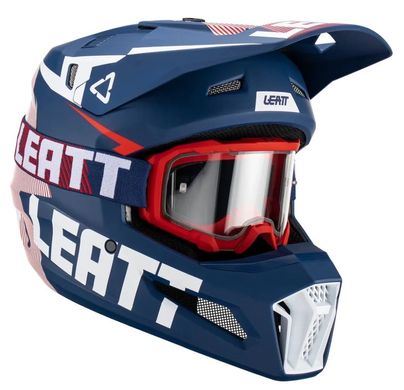 Мотошлем LEATT Helmet Moto 3.5 + Goggle Royal S