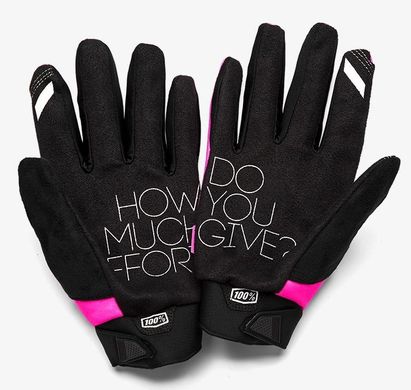 Зимние мотоперчатки RIDE 100% BRISKER Women Glove Pink S (8)