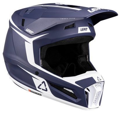 Шолом LEATT Moto 3.5 Helmet + Goggle Blue S