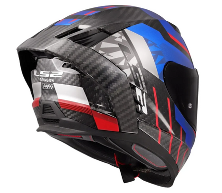 Мотошолом LS2 FF807 Dragon Trax Blue Red (XXL)
