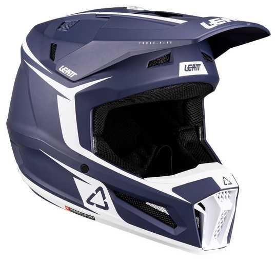 Шолом LEATT Moto 3.5 Helmet + Goggle Blue S - купить Шолом LEATT