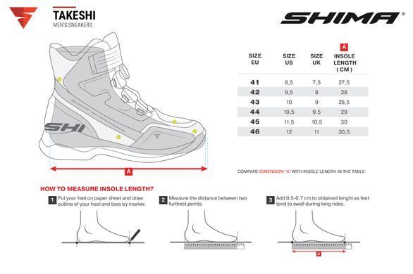 Мотоботинки Shima Takeshi Black 46