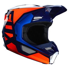 Мотошолом FOX V1 Prix Helmet Orange Blue L