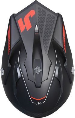 Мотошолом Just1 J14-F Elite Fluo Red Black M