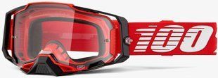 Окуляри 100% ARMEGA Red - Clear Lens, Clear Lens