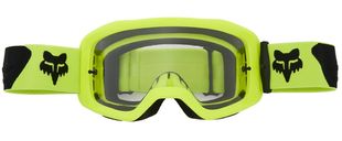 Детская кроссовая маска FOX YTH MAIN II CORE GOGGLE Flo Yellow Clear Lens