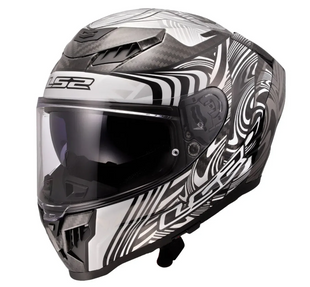 Мотошлем LS2 FF807 Dragon Enthum Silver (XL)
