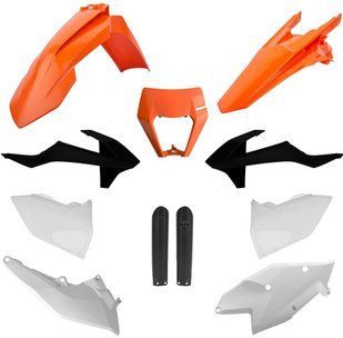 Пластик Polisport ENDURO kit - KTM (17-) Orange/White KTM