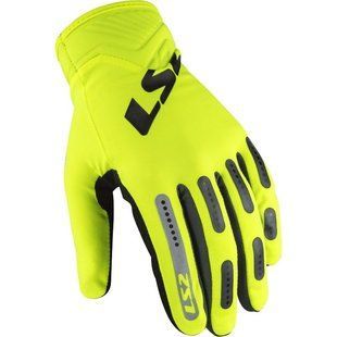 Кроссовые мотоперчатки LS2 Bend Man Gloves Hi-Vis Yellow Grey