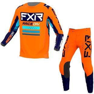 Підліткові джерсі штани FXR Yth Clutch Pro MX 22-Orange Midnight L