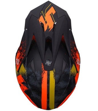 Мотошолом Just1 J39 Storm Orange Sand Black Matt L
