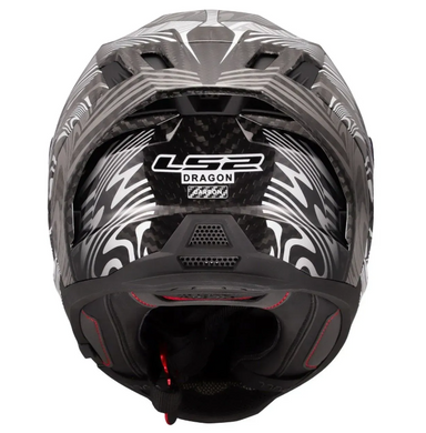 Мотошлем LS2 FF807 Dragon Enthum Silver (XL)