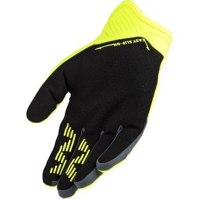 Кроссовые мотоперчатки LS2 Bend Man Gloves Hi-Vis Yellow Grey