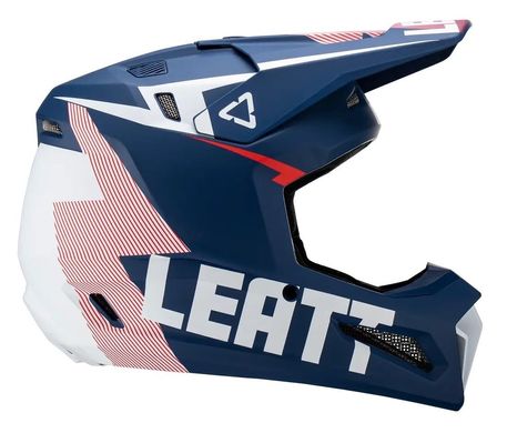 Мотошлем LEATT Helmet Moto 3.5 + Goggle Royal XL