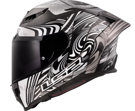 Мотошлем LS2 FF807 Dragon Enthum Silver (XL)