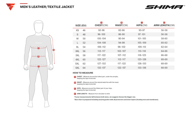 Мотокуртка Shima X-Mesh 2.0 Black Red L