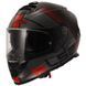 Мотошолом LS2 FF800 Storm 2 Epic Gloss Black Red L