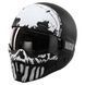 Мотошолом WM EXO Combat Skull Black White Matt M