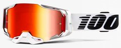 Маска кроссовая 100% ARMEGA Goggle Lightsaber - Mirror Red Lens, Mirror Lens