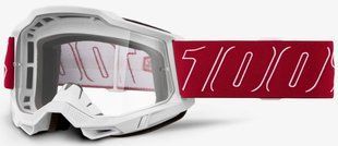 Маска кросова 100% ACCURI 2 Goggle Redline Clear Lens