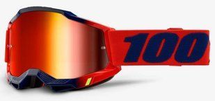 Маска кросова 100% ACCURI 2 Goggle Kearny - Mirror Red Lens, Mirror Lens