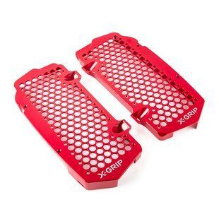 Захист радіаторів 2024 (червоний) X-GRIP Radiator guard set, red KTM SX(F),XCF,XC,2023-> EXC(F),XC-W,XCF-W,2024-> HQV TC,FC,FX,TX,2023-> FE,TE,2024-> GASGAS EC(F),MC(F),EX(F),2024->