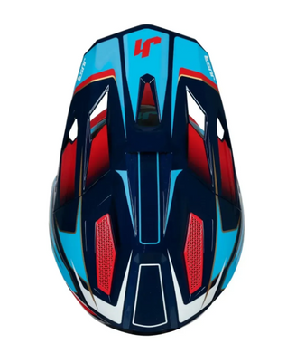 Мотошолом Just1 J40 Speed Red White Blue Gloss XS