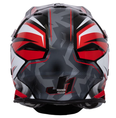 Мотошолом Just1 J39 Revo Red White Black Gloss L