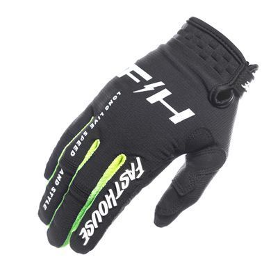 Перчатки FASTHOUSE Elrod Nitro Glove, Black Neon - MD