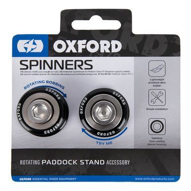 Упоры для подката Oxford Spinners Black M8 (1.25) Подовжена