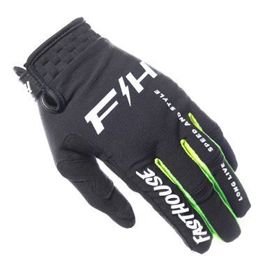 Перчатки FASTHOUSE Elrod Nitro Glove, Black Neon - MD