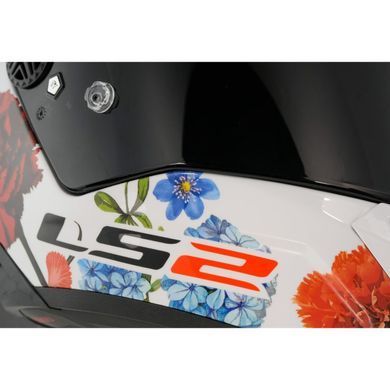 Мотошлем LS2 FF805 Thunder C GP Aero Flowers White