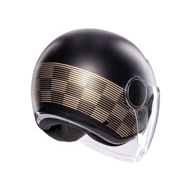 Мотошлем AGV ETERES E2206 PONZA matt black gold XXL