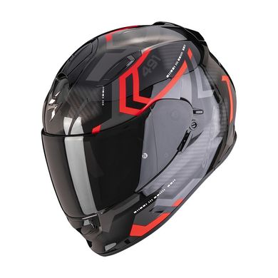 Мотошолом SCORPION EXO-491 SPIN black/red L