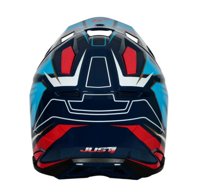 Мотошолом Just1 J40 Speed Red White Blue Gloss XS