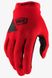 Перчатки Ride 100% RIDECAMP Glove Red S (8)