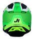 Мотошолом Just1 J40 Flash Fluo Green White Black