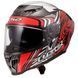 Мотошолом LS2 FF807 Dragon Enthum Matt Red L