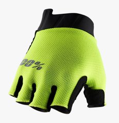 Перчатки Ride 100% EXCEEDA Gel Short Finger Glove Fluo Yellow M (9)