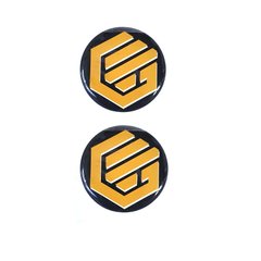 Наклейка логотип Geon Orange 50мм