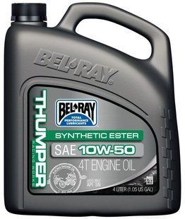 Масло моторне Bel-Ray THUMPER Racing Works Engine Oil 4л, 10w-50