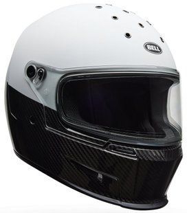 Мотошолом BELL ELIMINATOR Carbon - DIVERGE White L