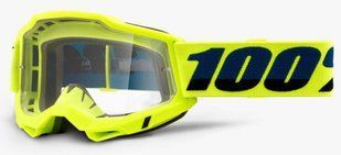 Маска кросова 100% ACCURI 2 Goggle Yellow - Clear Lens, Clear Lens