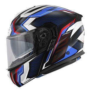 Мотошолом Kappa KV50F Escalade Gloss Blue Black Red M