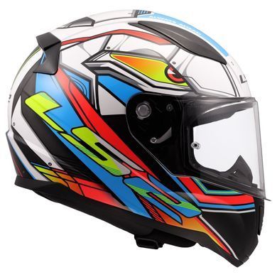 Мотошолом LS2 FF353 Rapid 2 Xdron White Neon Orange L