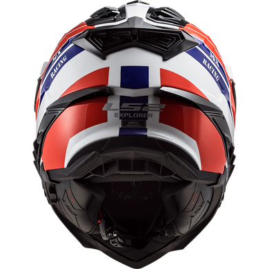 Мотошлем LS2 MX701 Explorer Atlantis White Red Blue S
