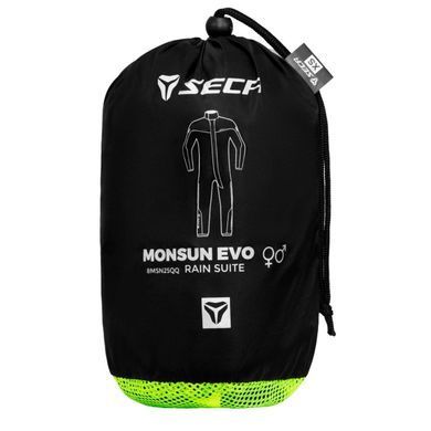 Мотодощовик комбінезон SECA Monsun EVO Black Fluo L